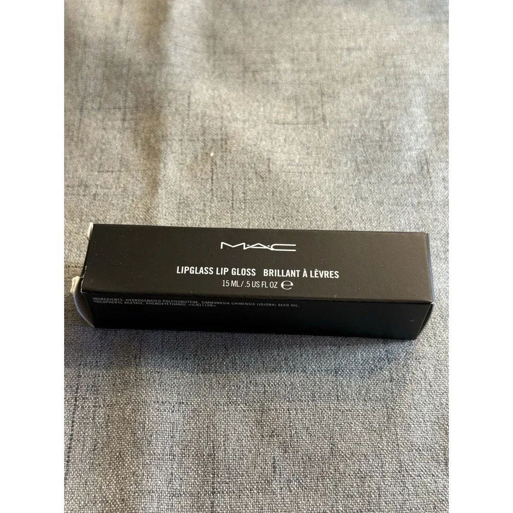MAC CLEAR LIPGLASS LIP GLOSS BRILLANT A LEVRES .5 OZ / 15 ML FULL SIZE NIB